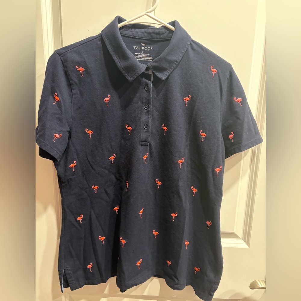 Talbots Dark Blue Polo Shirt